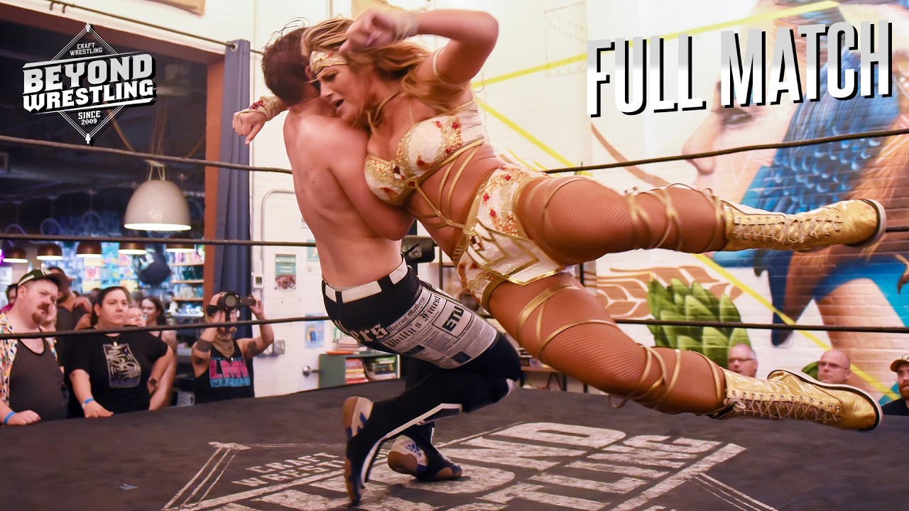 Megan Bayne v. Marcus Mathers | Beyond Wrestling (Intergender, Mixed, WWE ID, AEW, Stardom, Megasus)