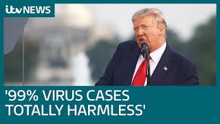 Donald trump has vowed to “safeguard” america’s values from
enemies within in a speech celebrate the fourth of july. addressing
crowd washington, the...