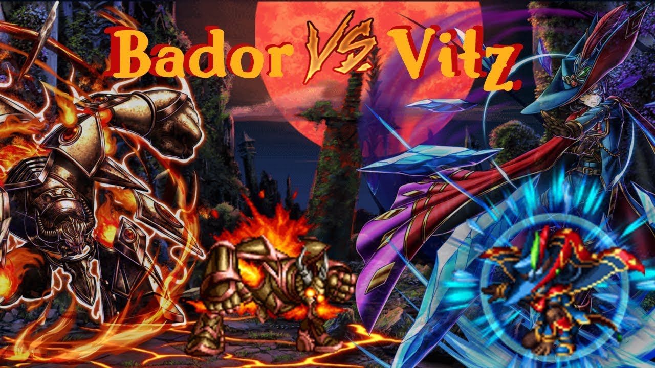 [Grand Summoners] Bador (LUCK UNIT) VS. Vitz