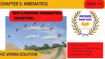 Kinematics| Objective 1| Chapter 3| HC Verma solutions