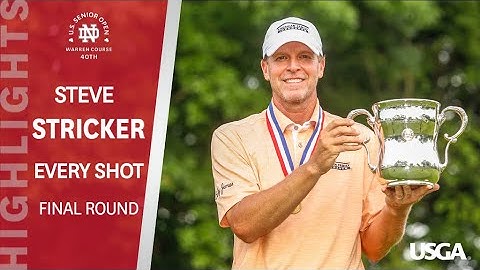 2019 U.S. Senior Open: Every Shot of Steve Stricker