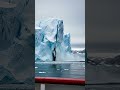Massive Antarctic Iceberg Collapse Caught on Camera! 🌊❄️😱 #PolarExpedition #NatureShock