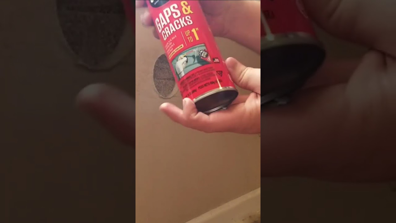 Монтажная пена для гипсокартона. Как быстро заделать множество дыр!