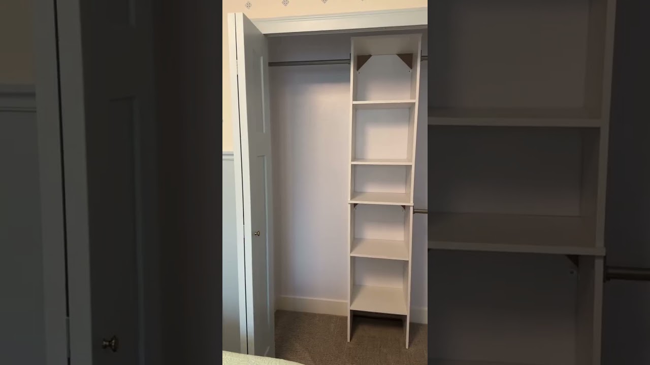 Easy closet storage solution
