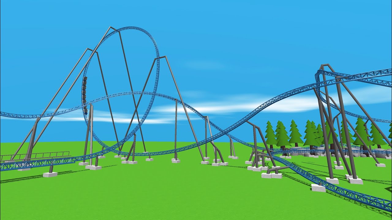 Drakon Intamin Roller Coaster Concept In Ultimate Coaster 2 Youtube