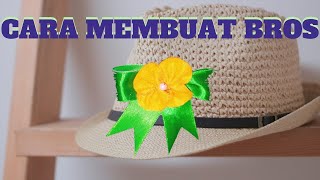 Tutorial Membuat Bros dari Kain Flanel |How to make Hat/Clotch Accessory with Flanel #creativeidea34