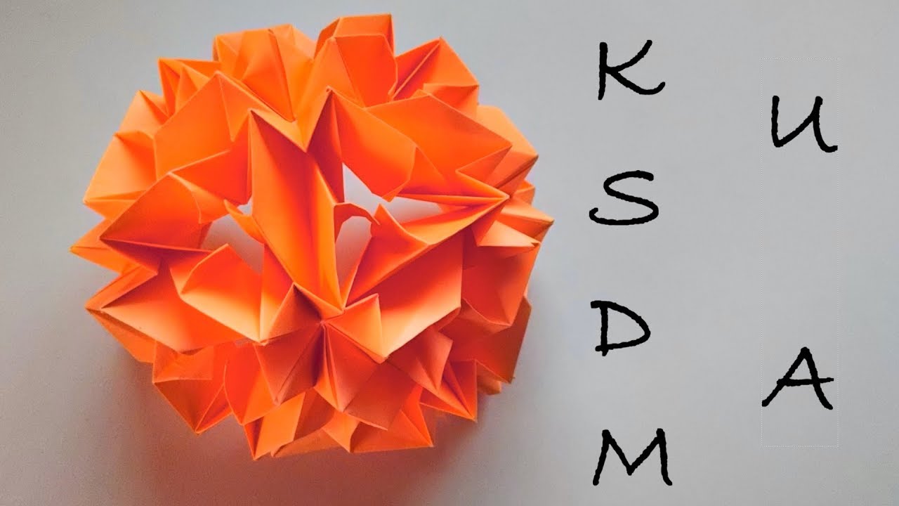 【折り紙】くす玉 Anchor / Origami Modular Kusudama Anchor YouTube