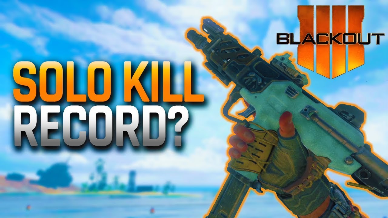 BLACK OPS 4 - TRYING TO BEAT MY BLACKOUT SOLO KILL RECORD - YouTube