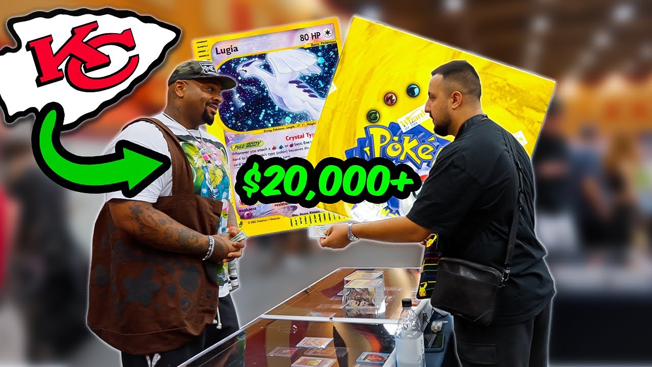 Обмен покемонов на 20 000 долларов с игроком Kansas City Chiefs!