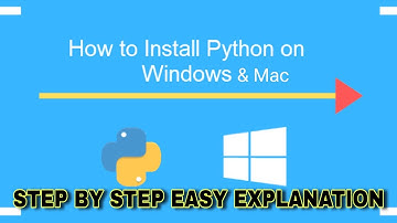 How to install Python on Windows and Mac | Python Basics - In English AI