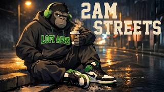 2AM Streets 🌃 Dark 90s Boom Bap Instrumental Mix (No Lyrics)