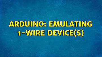Arduino: Emulating 1-wire device(s)