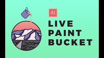 Live Paint Bucket Illustrator Tutorial