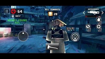 DEAD TRIGGER 2 NEW WEAPON JACKHAMMER MAX LEVEL GAMEPLAY