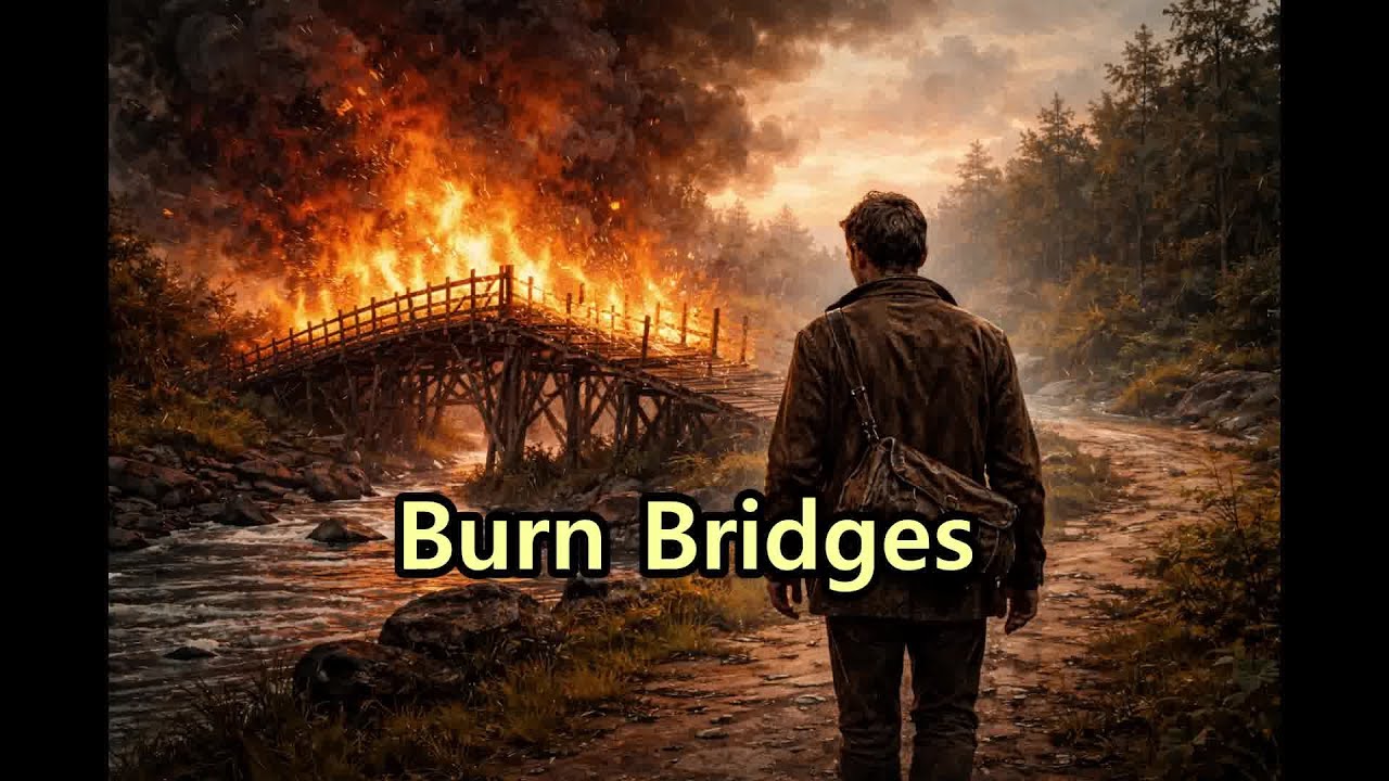 자주 쓰는 필수 영어 관용구 100: #48 Burn bridges