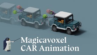 Magicavoxel | Voxel Car Animation for Beginners