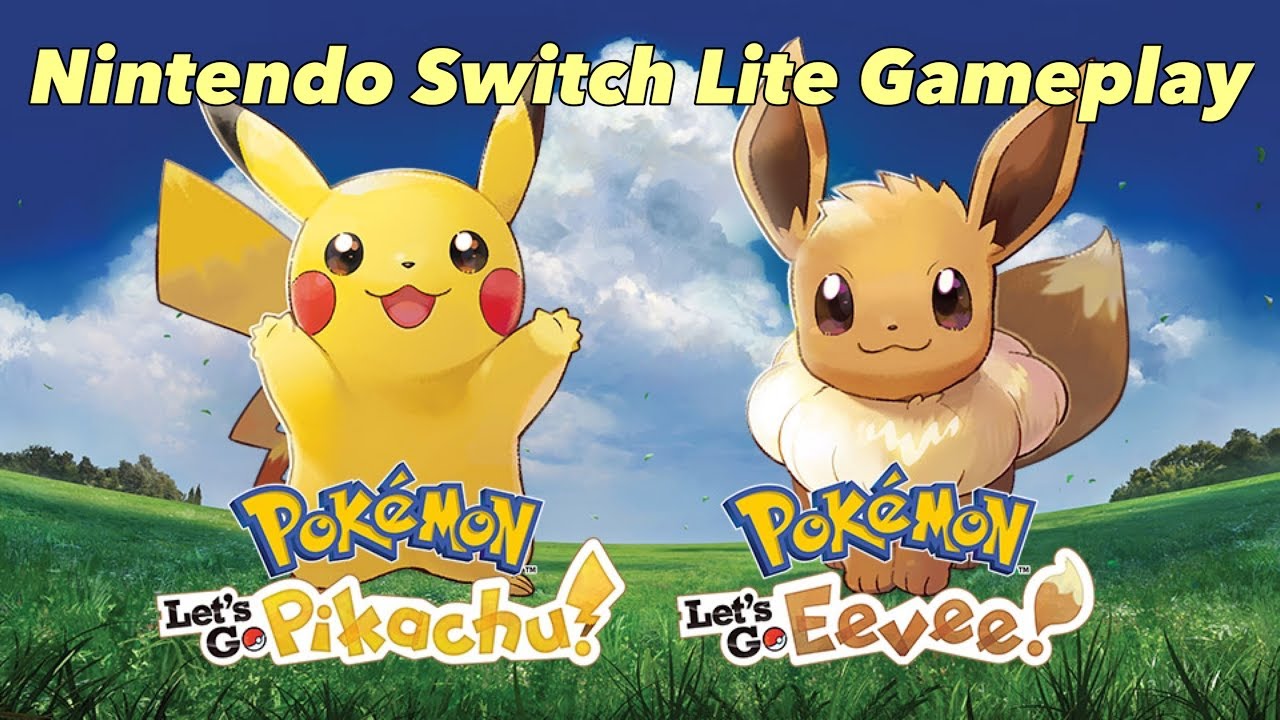 Let S Go Eevee On The Nintendo Switch Lite Youtube
