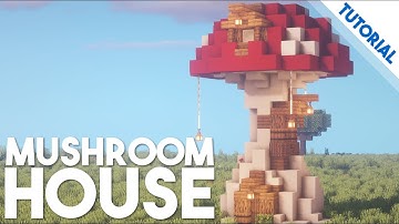 How to Build a Mushroom House (Minecraft 1.14 Tutorial)