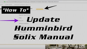 Humminbird Solix Updating the Manual