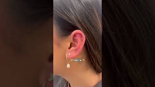 Types of Helix Piercings 💗