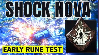 Testing Out Shock Nova Rune From Crucible Chest No Rest For The Wicked