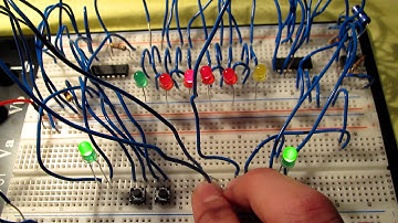 Light Chaser using 555 Timer and 4017 IC with a Flip Flop