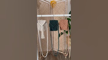 Macrame Phone Bags 🤗 #macrame #macramebag