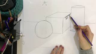 Karakalem Dersi  1.Ders  Çizgi, Ton Skalası, Geometrik Formlar