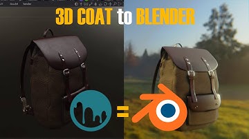 3D COAT  to BLENDER Exporting