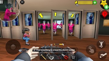 Scary Teacher 3D | MOD MENU | troll mini Miss T  (android, ios) part 1473