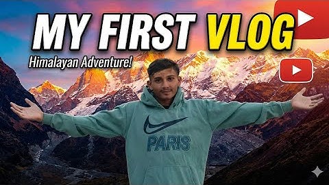 My First Vlog 😍 | Journey Begins!