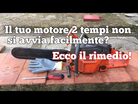 Video: Perché la mia motosega fa fatica ad avviarsi?