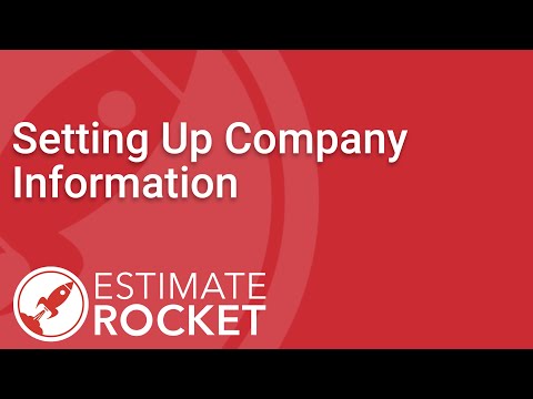 Setting Up Company Info