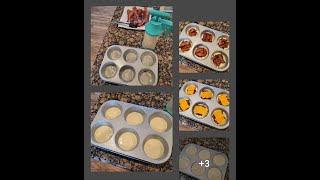 Pancake Breakfast Muffin with the Pampered Chef Mix & Dispense and large muffin pan