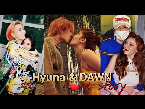 HYUNA & DAWN - infinity | HYUDAWN kissing compilation, cute moments | Love story fmv