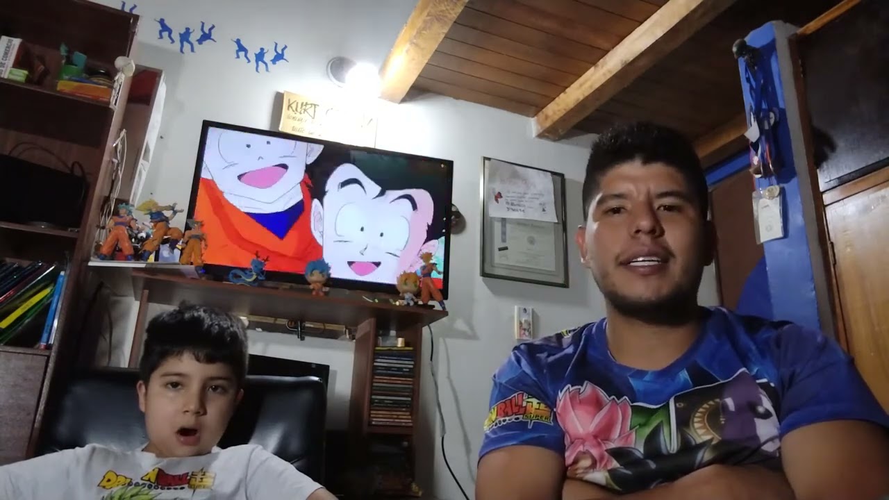 PAPA E HIJO REACCION DRAGÓN BALL Z OPENING