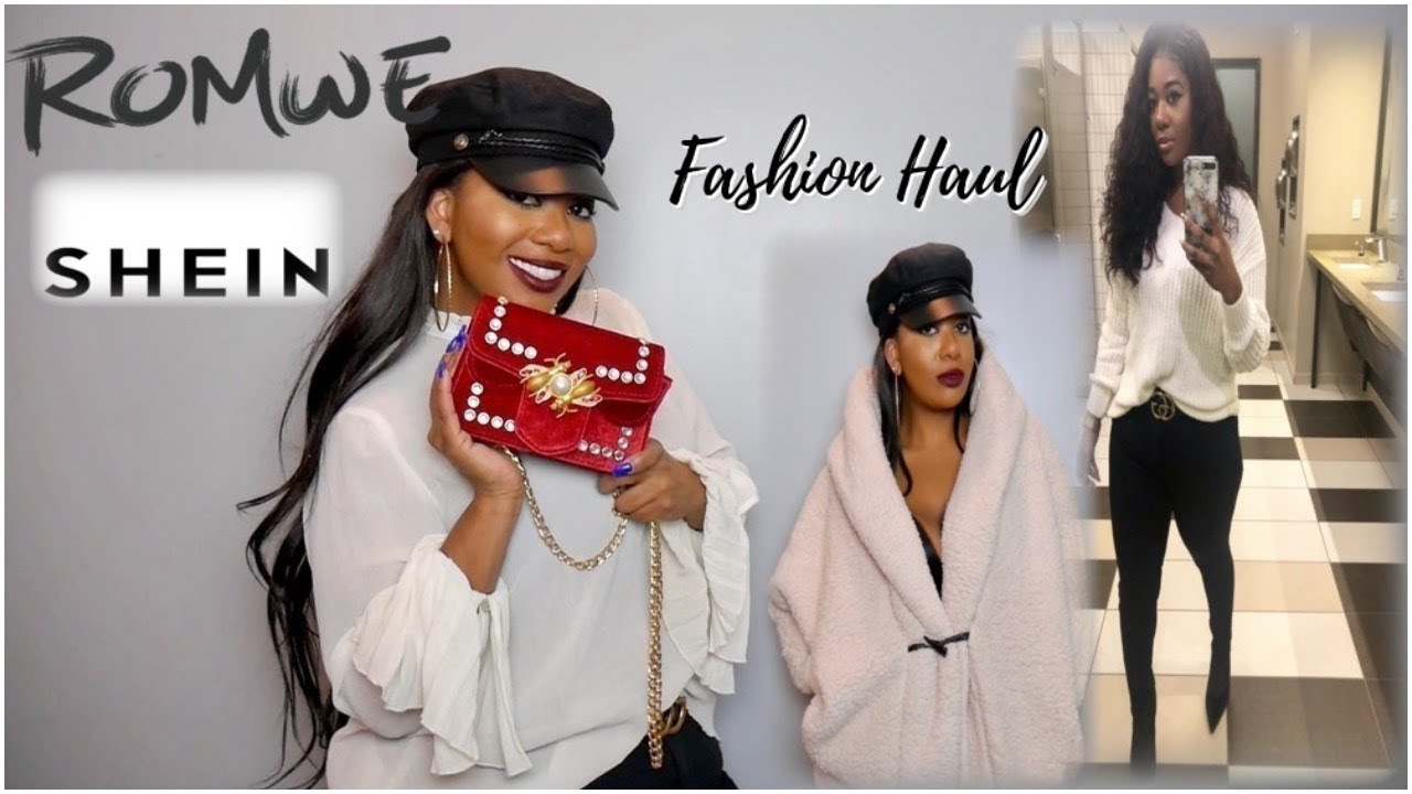 Shein/Romwe Haul | Look at this Gucci Dupe! Addicted to Sweaters 🤷🏾\u200d♀️ |  PocketsandBows - YouTube