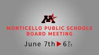 School Board Meeting - Monday, June 7th, 2021