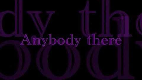 the script - anybody there