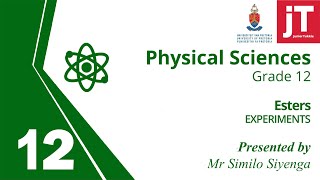 Gr 12 - Physical Sciences - Experiment Labs - Esters