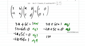Question 10 a - January 2021 CSEC Mathematics Past Paper Solutions