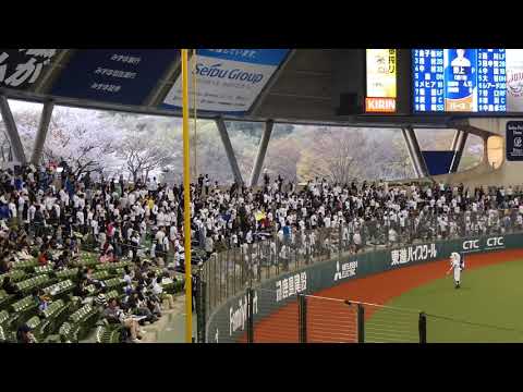 2016.4.6 埼玉西武ライオンズ スタメン応援歌（1-9）
