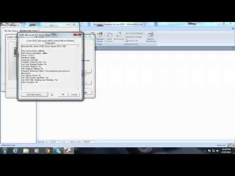 How to Link SQL Server to Microsoft Access 2007