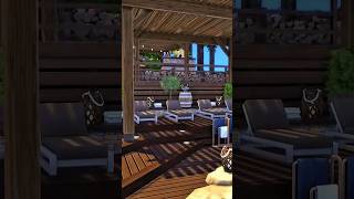 Hot Spring Patio idea #thesims #sims4build