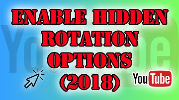 How to Rotate Uploaded YouTube Videos 2019 (Found Code They Missed)