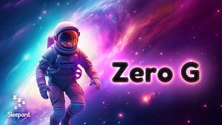 Astronaut in Space with Ambient Music