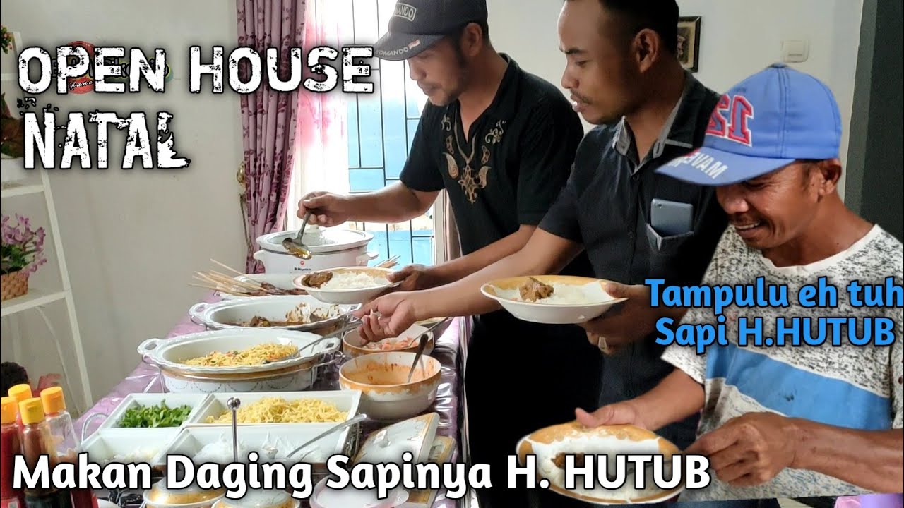 Open House Hari Raya Natal | Kedatangan H. HUTUB dkk