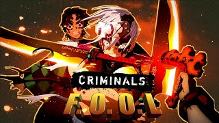 「Tanjiro vs Upper moon 」 FOOL - Criminals [Edit/Amv]