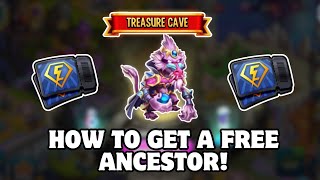 HOW TO GET A FREE ANCESTOR! - THE TREASURE CAVE GUIDE - MONSTER LEGENDS screenshot 4