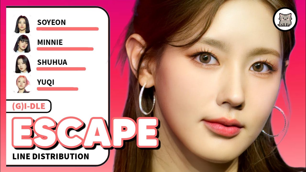 (G)I-DLE - ESCAPE (Line Distribution)